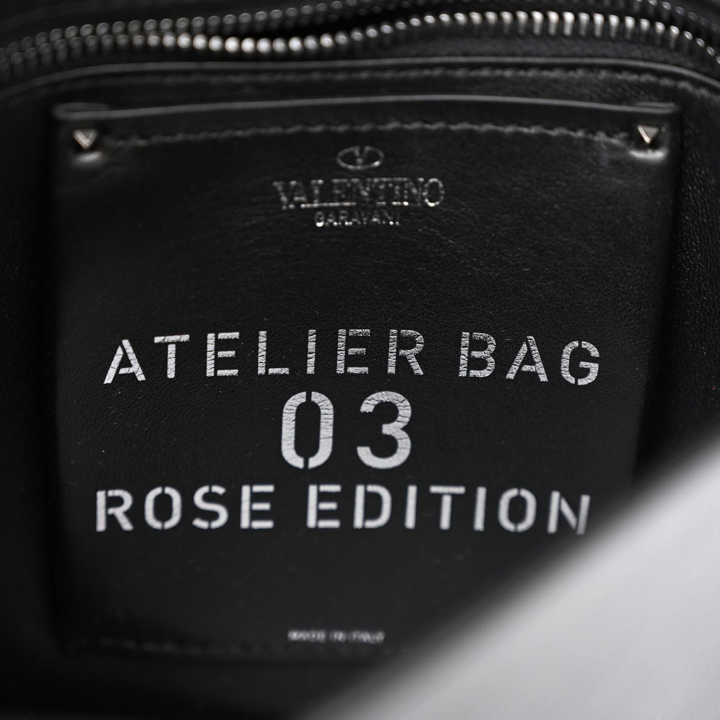 Nappa Atelier 03 Rose Edition Small Flap Crossbody Bag Black
