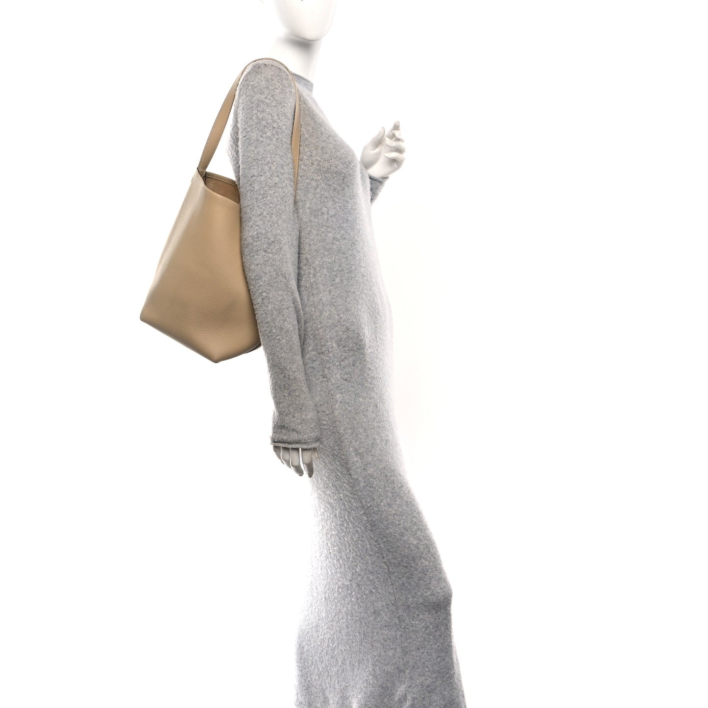 Grained Calfskin Medium N/S Park Tote Boulder