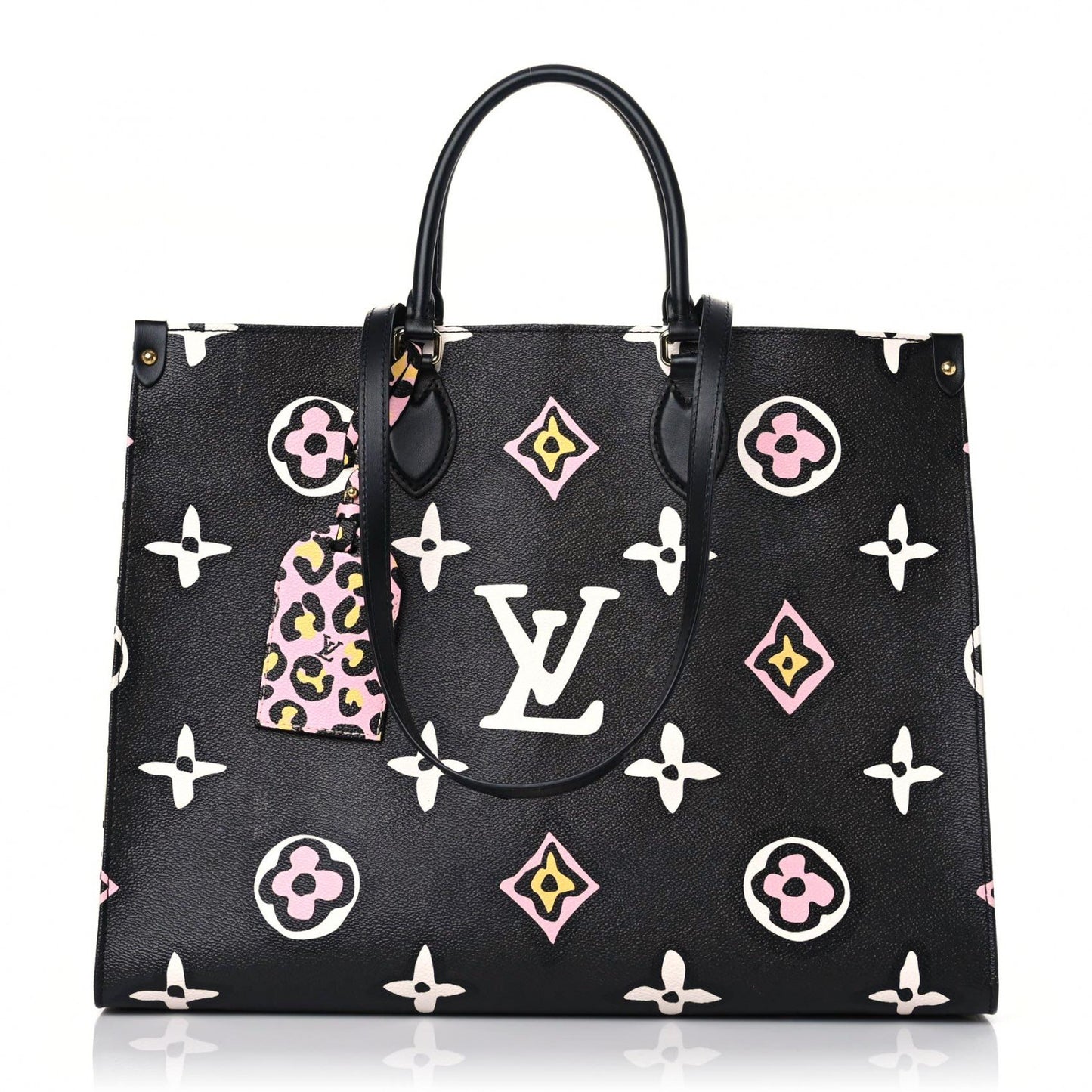 Monogram Giant Wild At Heart Onthego GM Black