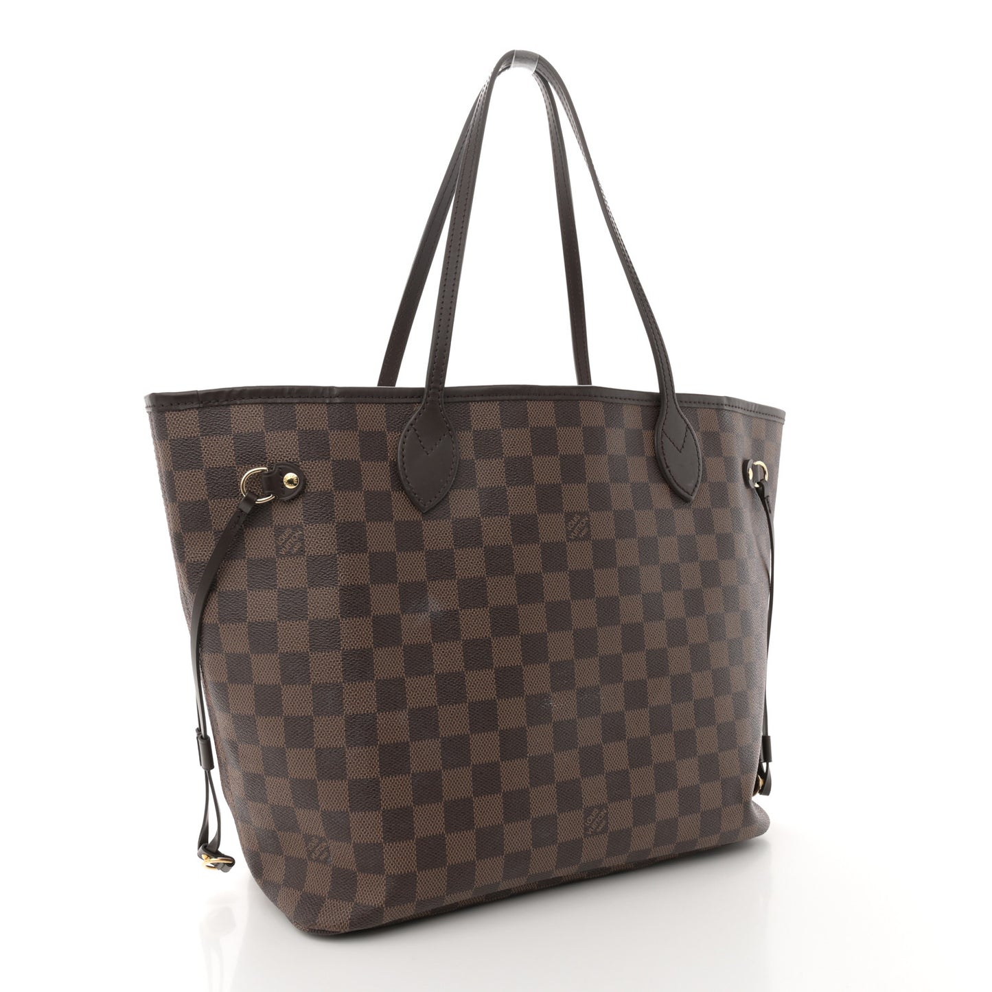 Damier Ebene Neo Neverfull MM Rose Ballerine