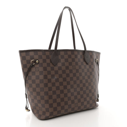 Louis Vuitton Damier Ebene Neo Neverfull MM Rose Ballerine 4 of 10