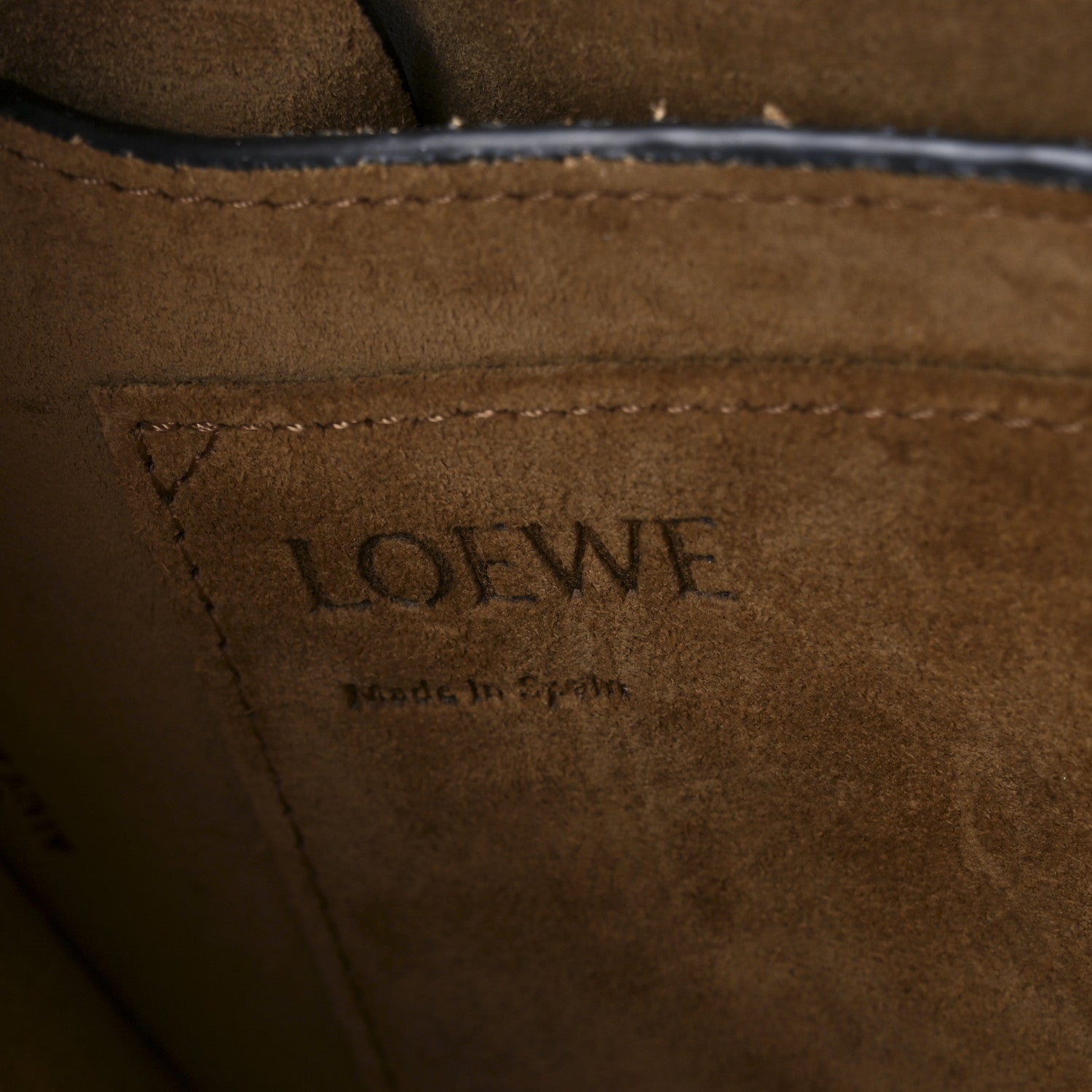 Loewe Grained Calfskin Small Gate Crossbody Bag Steel Blue 6 of 9
