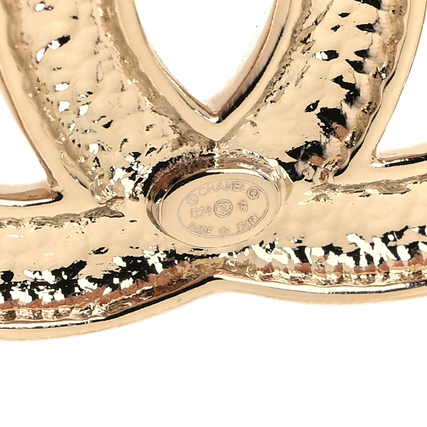 Crystal CC Earrings Gold