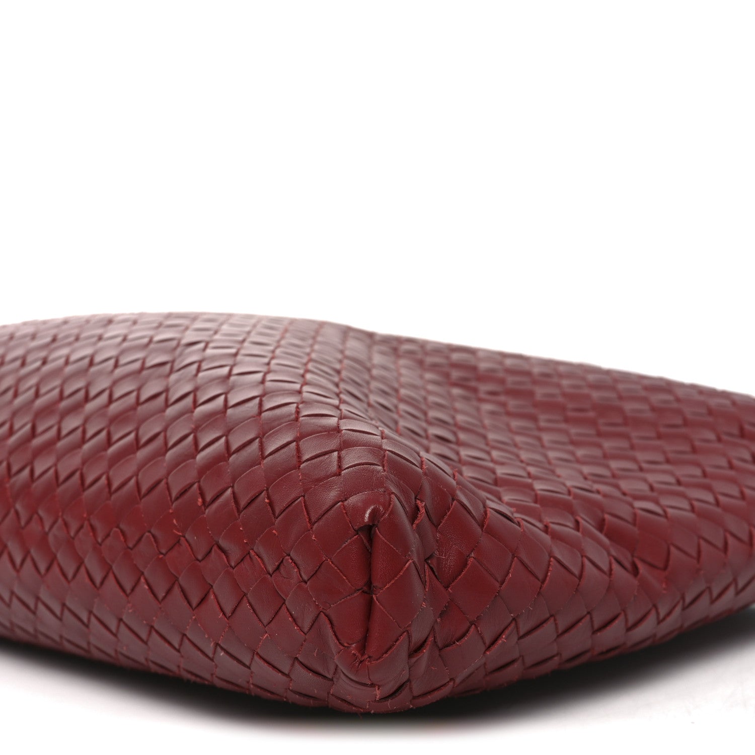 Bottega Veneta Nappa Intrecciato Medium Convertible Tote Burgundy 11 of 11