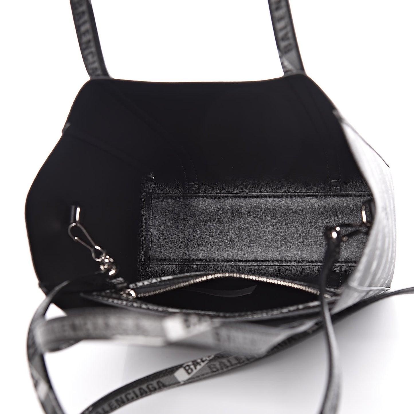 Coated Canvas Losange Monogram XXS Tote Black Grey