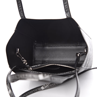 Balenciaga Coated Canvas Losange Monogram XXS Tote Black Grey 5 of 9