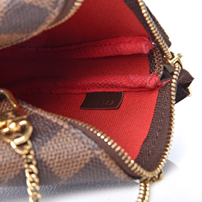 Louis Vuitton Damier Ebene Mini Pochette Accessories 6 of 8