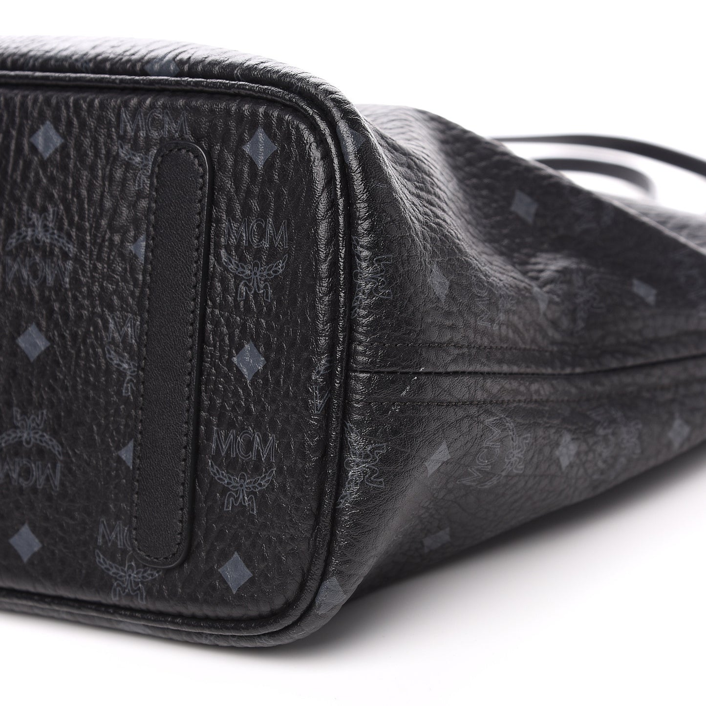 Visetos Medium Anya Zip Top Shopper Tote Black