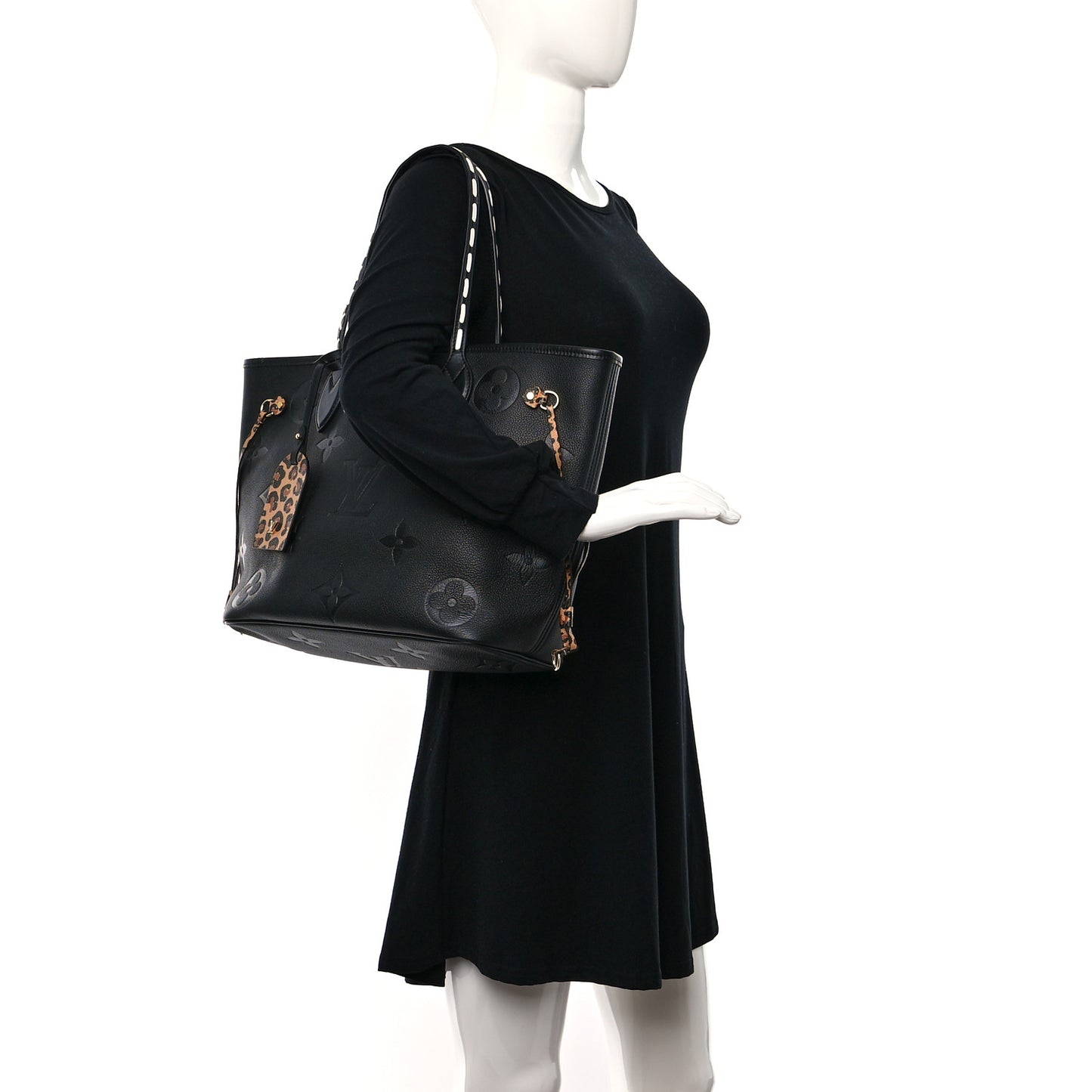 Empreinte Monogram Giant Wild at Heart Neverfull MM Black