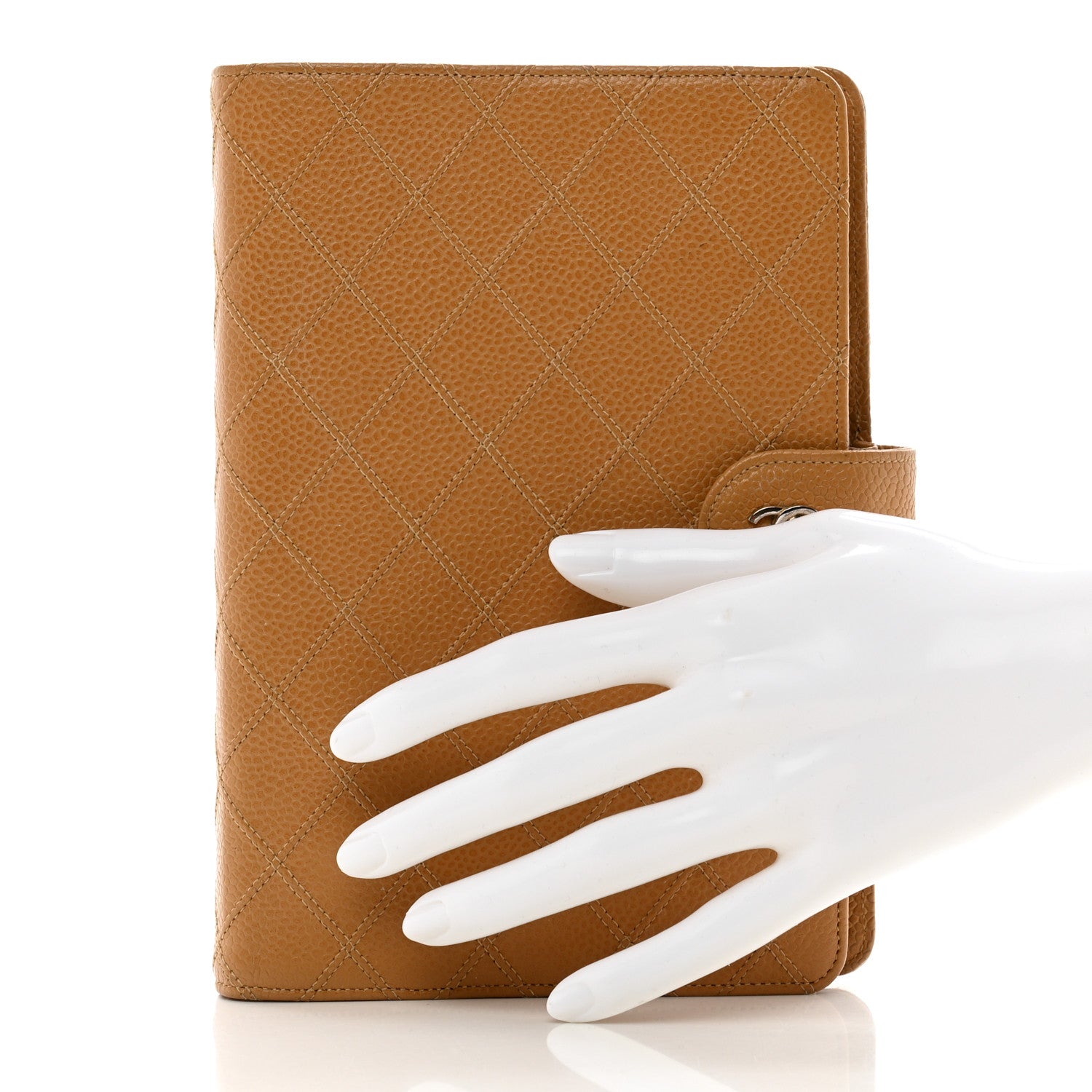 Chanel Caviar Stitched Agenda Cover Beige 2 of 8