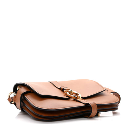 Salvatore Ferragamo Calfskin Fiore Shoulder Bag Sella 4 of 13