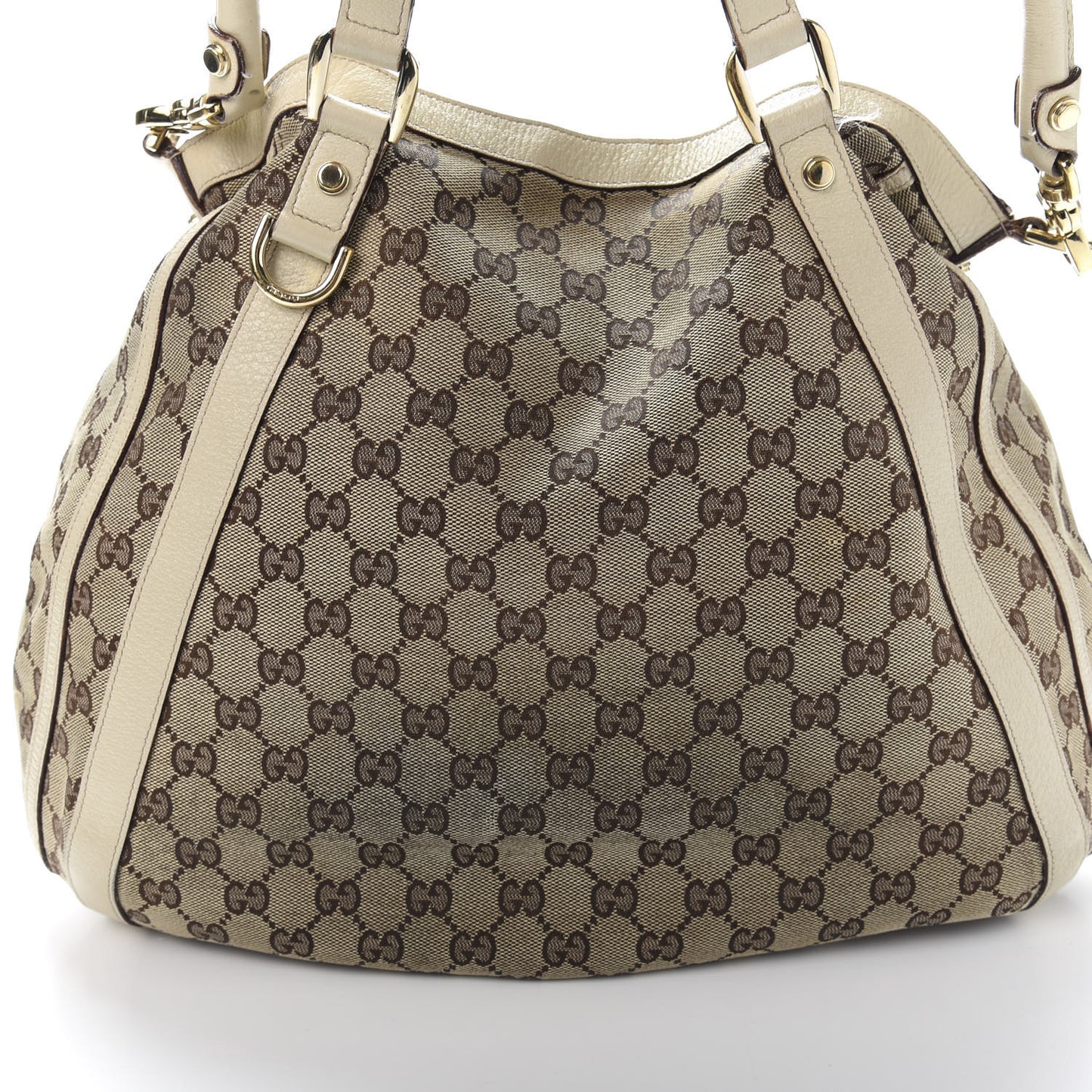 Monogram Medium Abbey Convertible Tote Off White