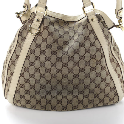 Gucci Monogram Medium Abbey Convertible Tote Off White 10 of 13