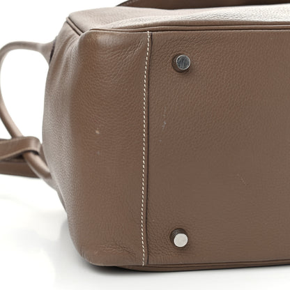Hermes Taurillon Clemence Lindy 34 Etoupe 8 of 15