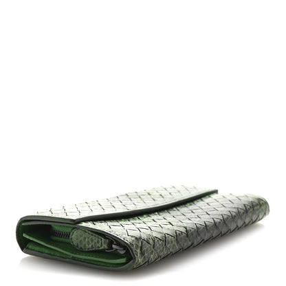 Bottega Veneta Ayers Intrecciato Continental Wallet Green 4 of 7