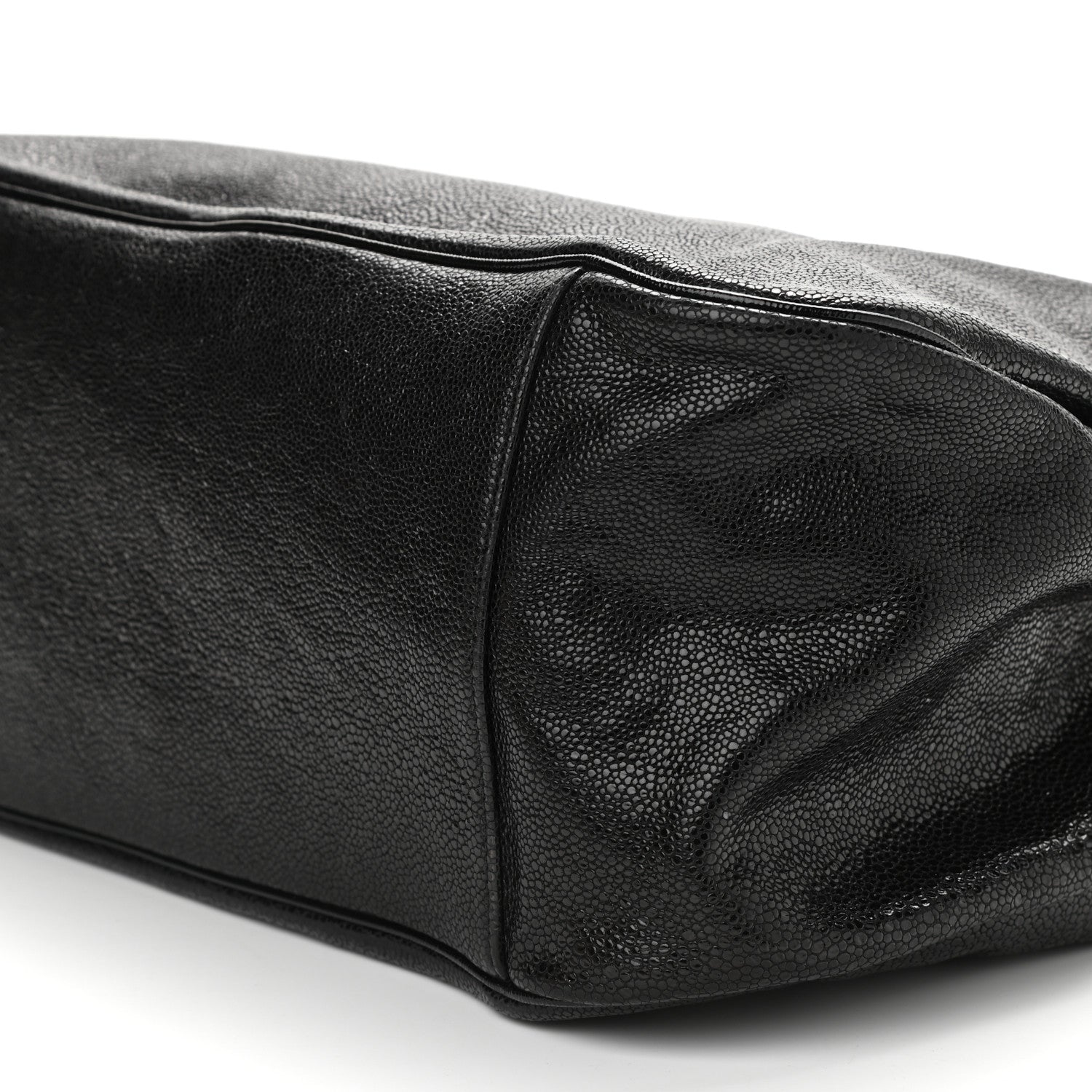 Saint Laurent Stingray Embossed Large Roady Hobo Black 10 of 10