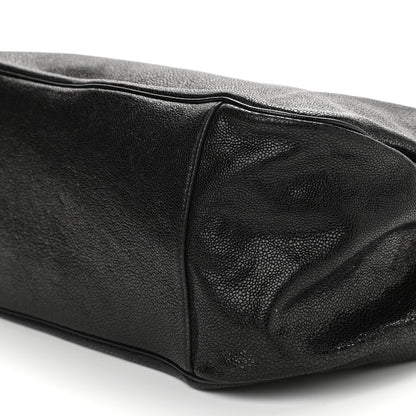 Saint Laurent Stingray Embossed Large Roady Hobo Black 10 of 10
