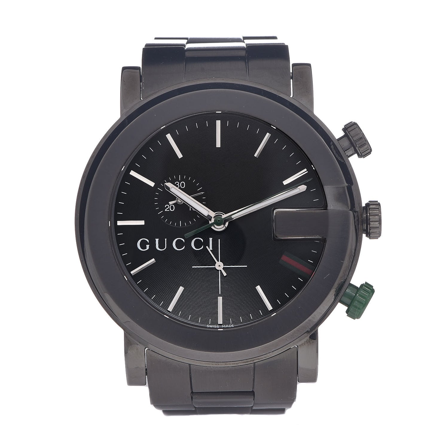 PVD Stainless Steel 44mm 101M G-Chrono Quartz Watch Black