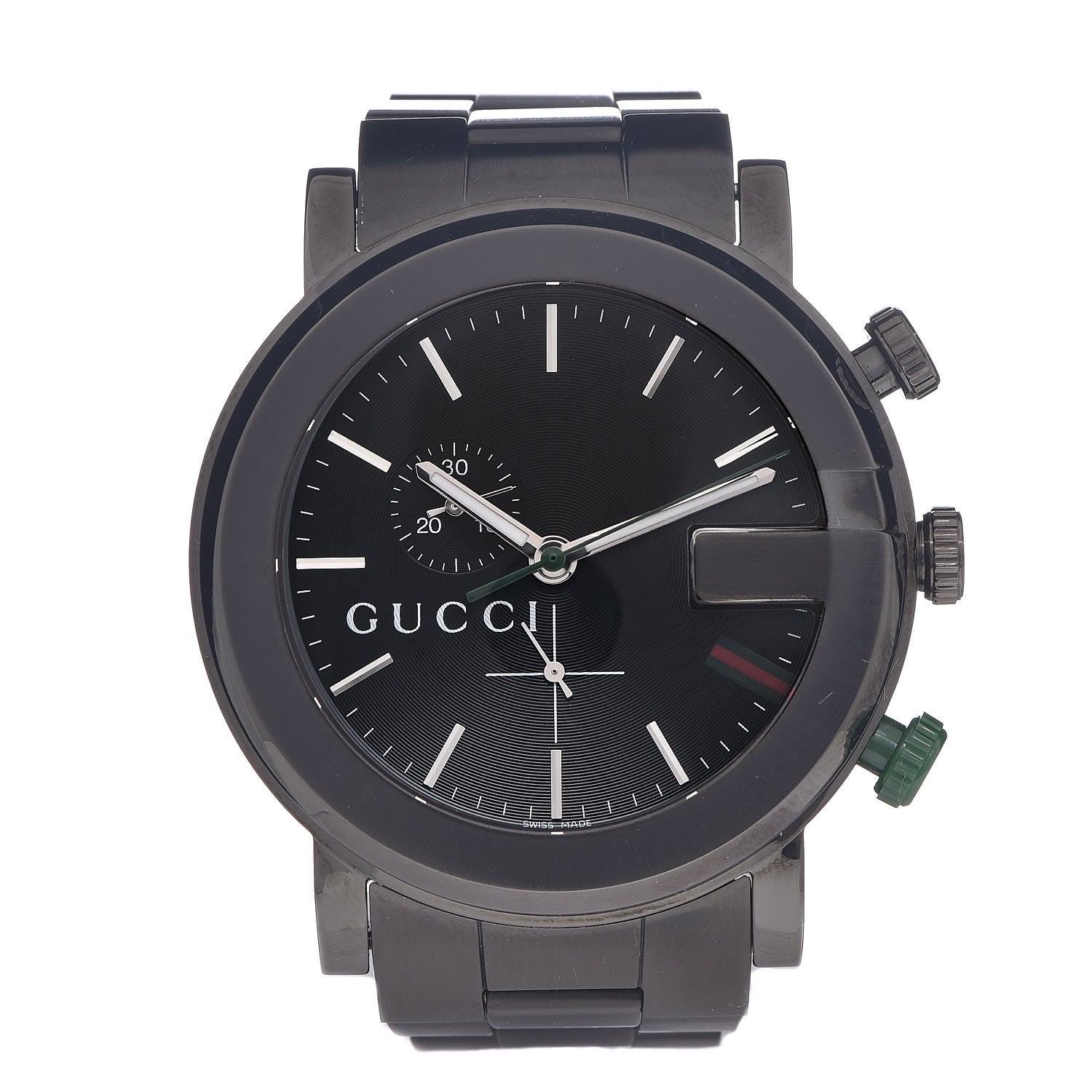 Gucci PVD Stainless Steel 44mm 101M G-Chrono Quartz Watch Black 1 of 8
