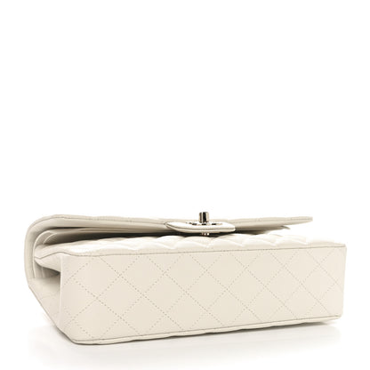 Chanel Caviar Quilted Medium Double Flap White 4 of 11