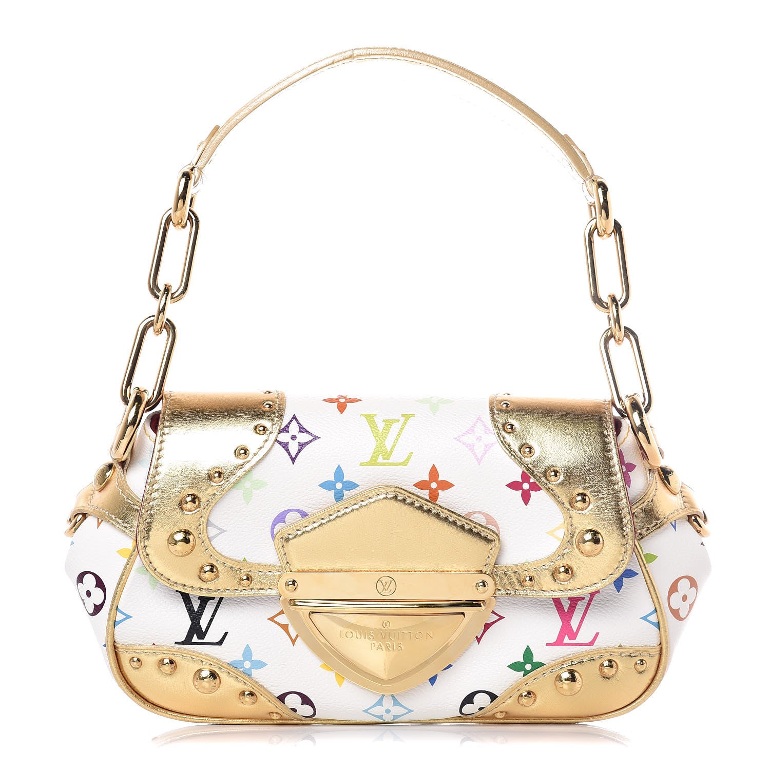 Louis Vuitton Monogram Multicolor Marilyn White Gold 1 of 7