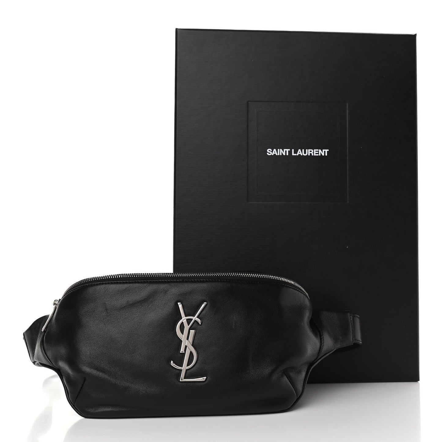 Calfskin Monogram Belt Bag Black