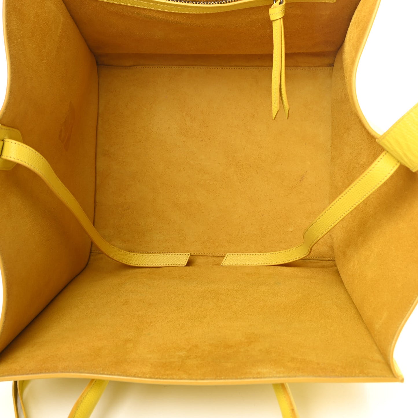 Grained Calfskin Medium Phantom Luggage Yellow