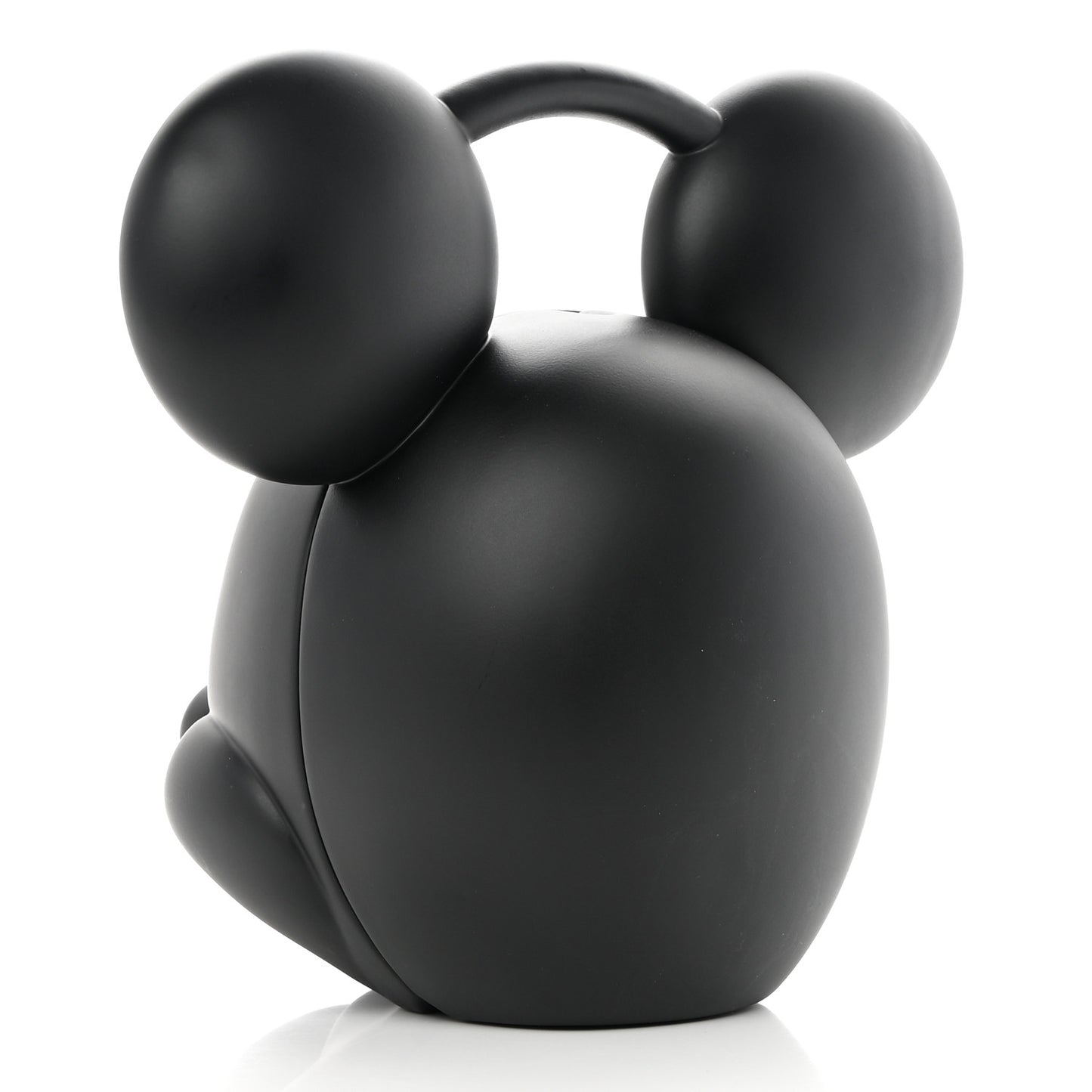 X DISNEY Plastic Mickey Mouse Top Handle Bag Matte Black