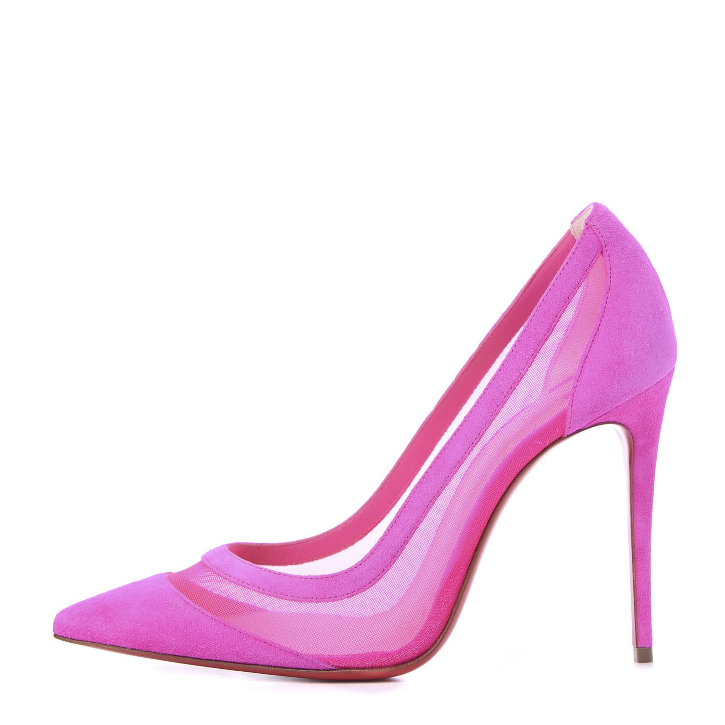 Veau Velours Rete Galativi 100 Pumps 37 Diva Pink