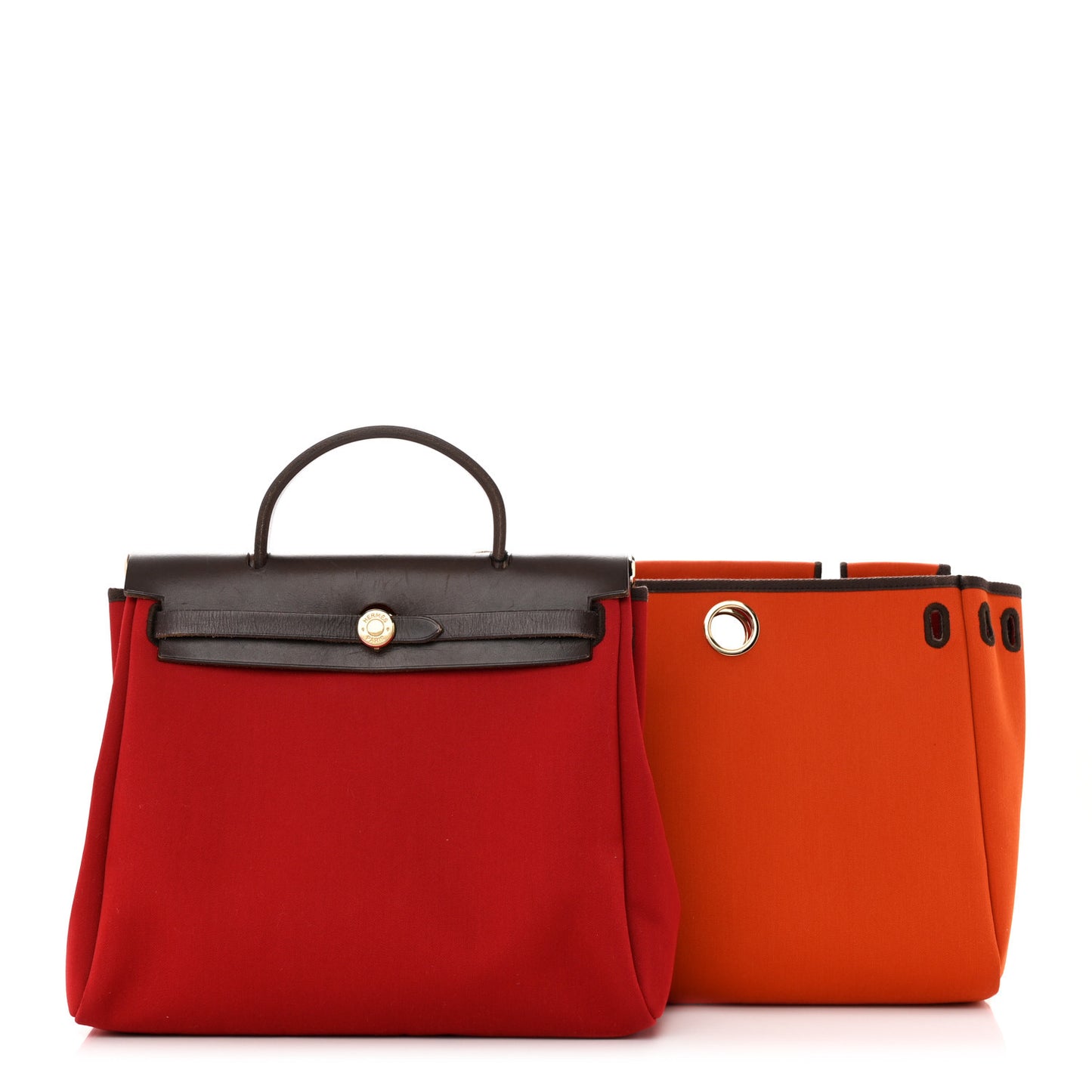 Military Toile Vache Hunter Herbag Zip Retourne 31 PM Rouge Piment Orange