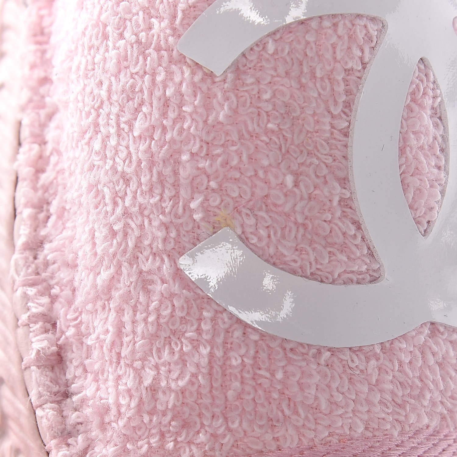 Chanel Terry Grosgrain CC Espadrilles 37 Pink 9 of 9