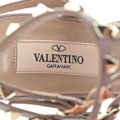 Valentino Garavani Nappa Rockstud Ankle Strap 65mm Pumps 37.5 Fragola Poudre 7 of 11