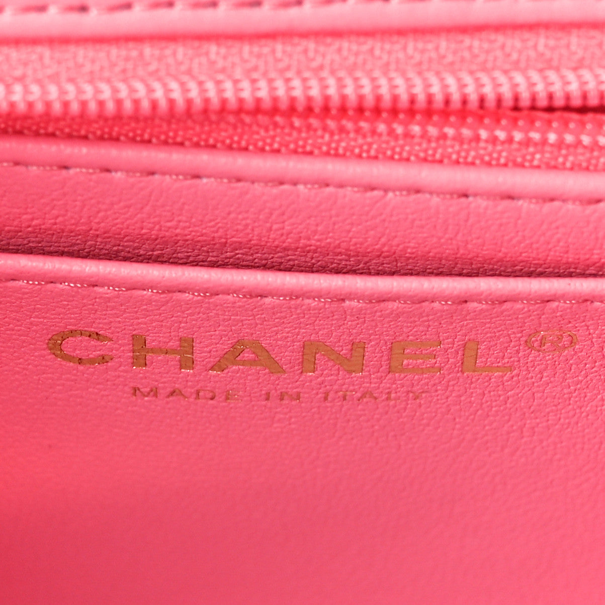 Chanel Lambskin Quilted Mini Top Handle Rectangular Flap Pink 7 of 10