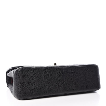 Chanel Caviar Quilted Jumbo Double Flap Black 4 of 12