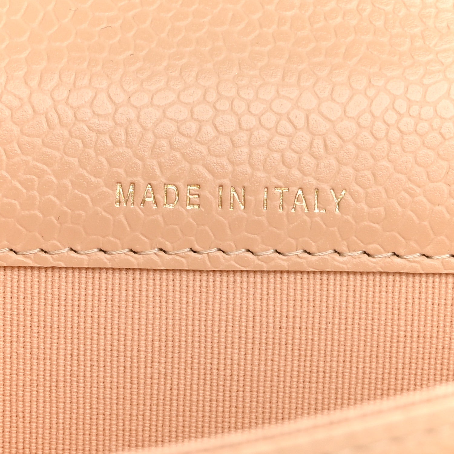 Chanel Caviar Quilted Flap Card Holder Wallet Beige 7 of 12