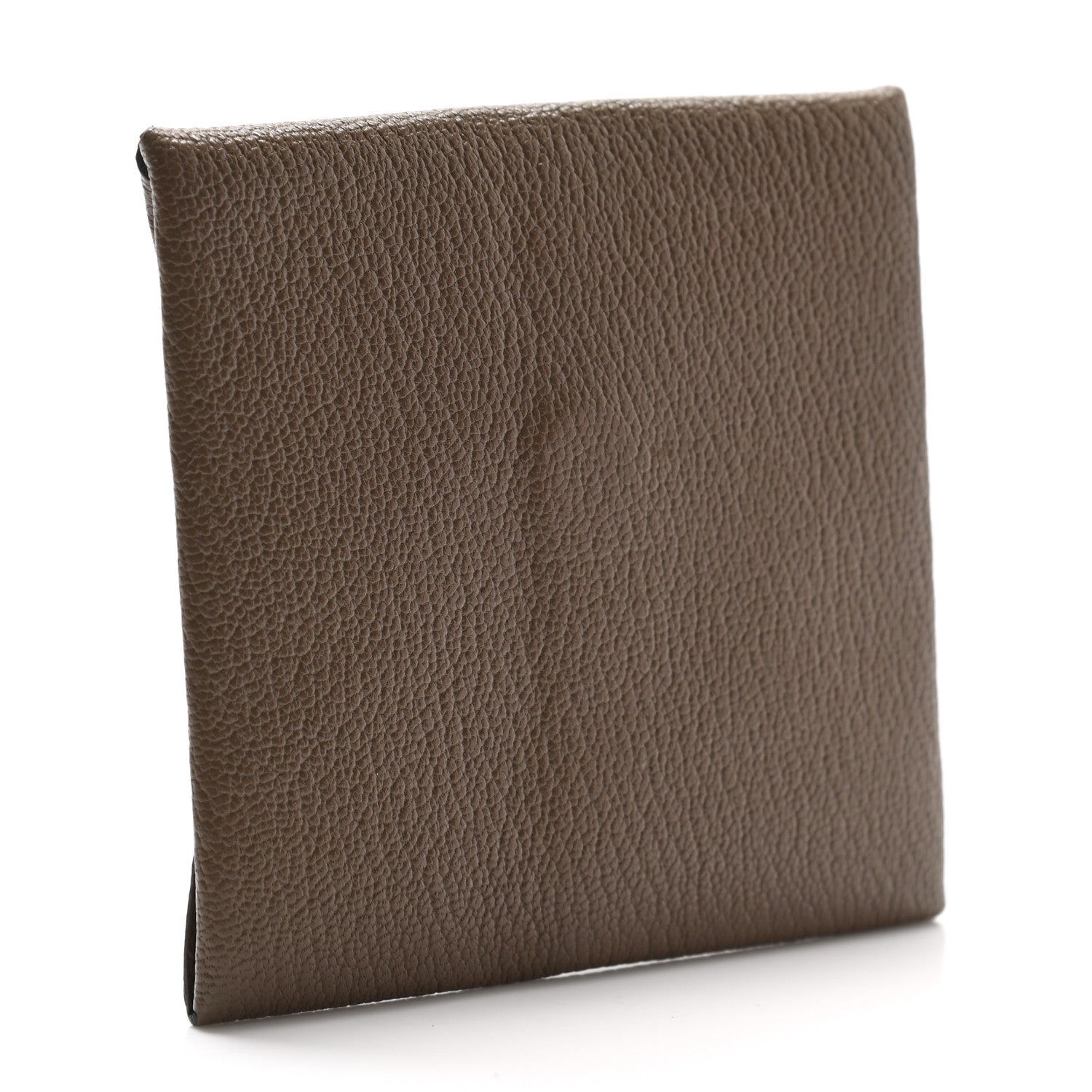 Hermes Chevre Mysore Bastia Coin Purse Etoupe 3 of 9