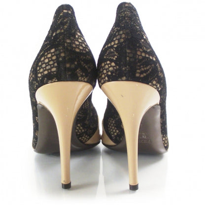 Fendi Patent Lace Heels 38 3 of 6