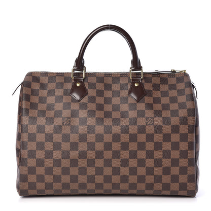 Louis Vuitton Damier Ebene Speedy 35 1 of 10
