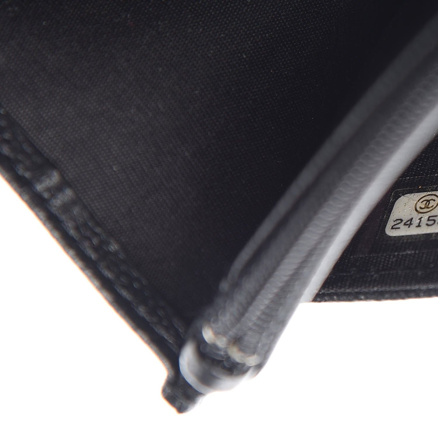 Chanel Caviar Quilted Boy Wallet On Chain WOC So Black 8 of 13