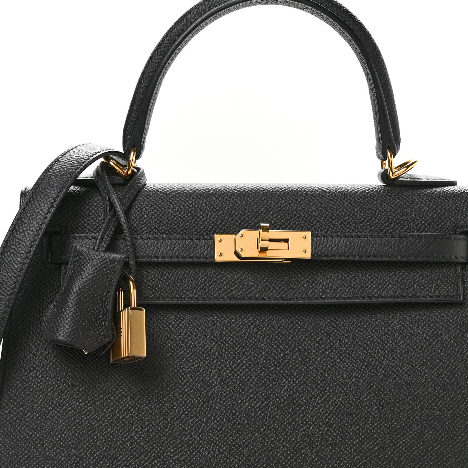 Hermes Epsom Kelly Sellier 25 Black 8 of 11