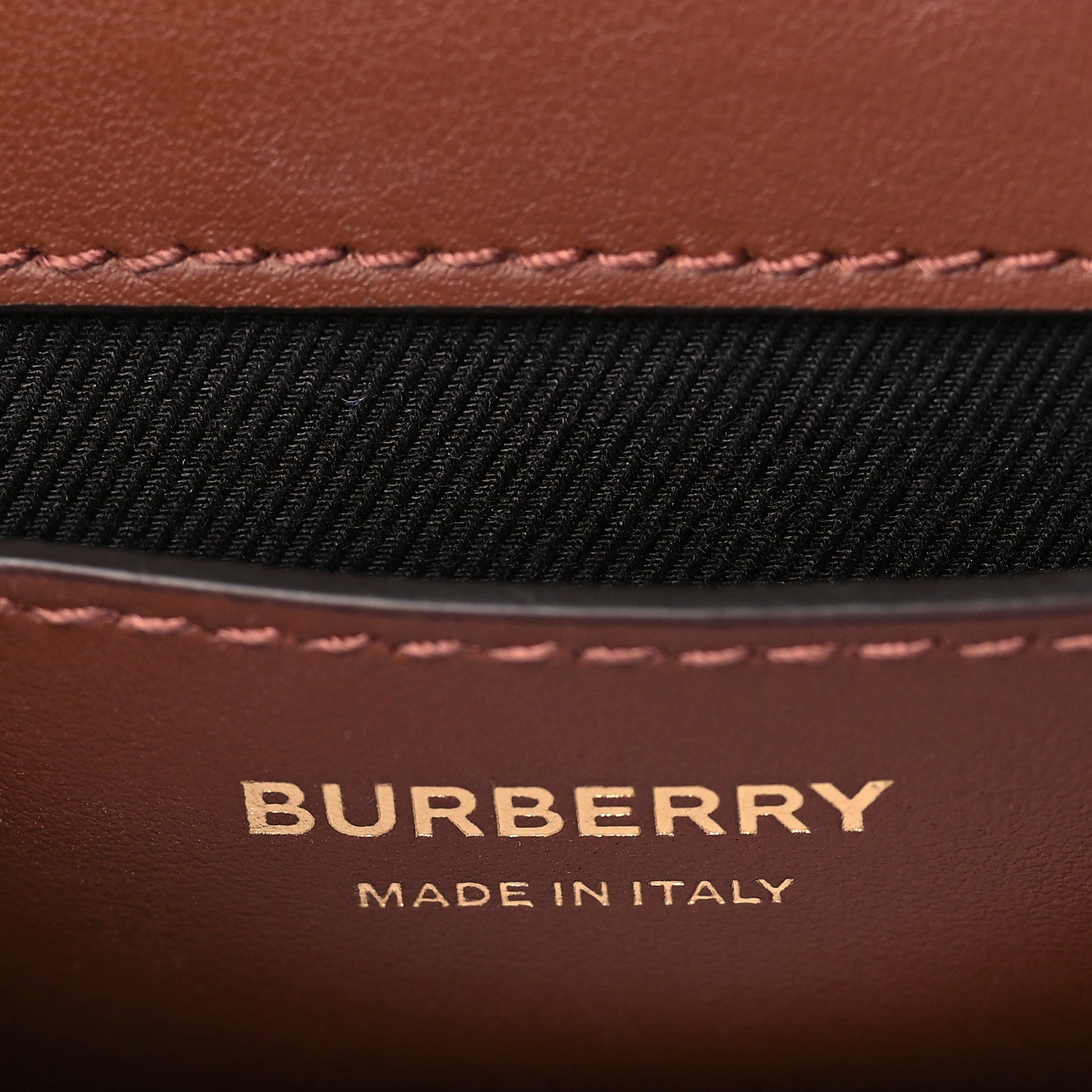 Burberry Coated Canvas Calfskin Vintage Check Medium Note Crossbody Bag Dark Birch Black 6 of 9