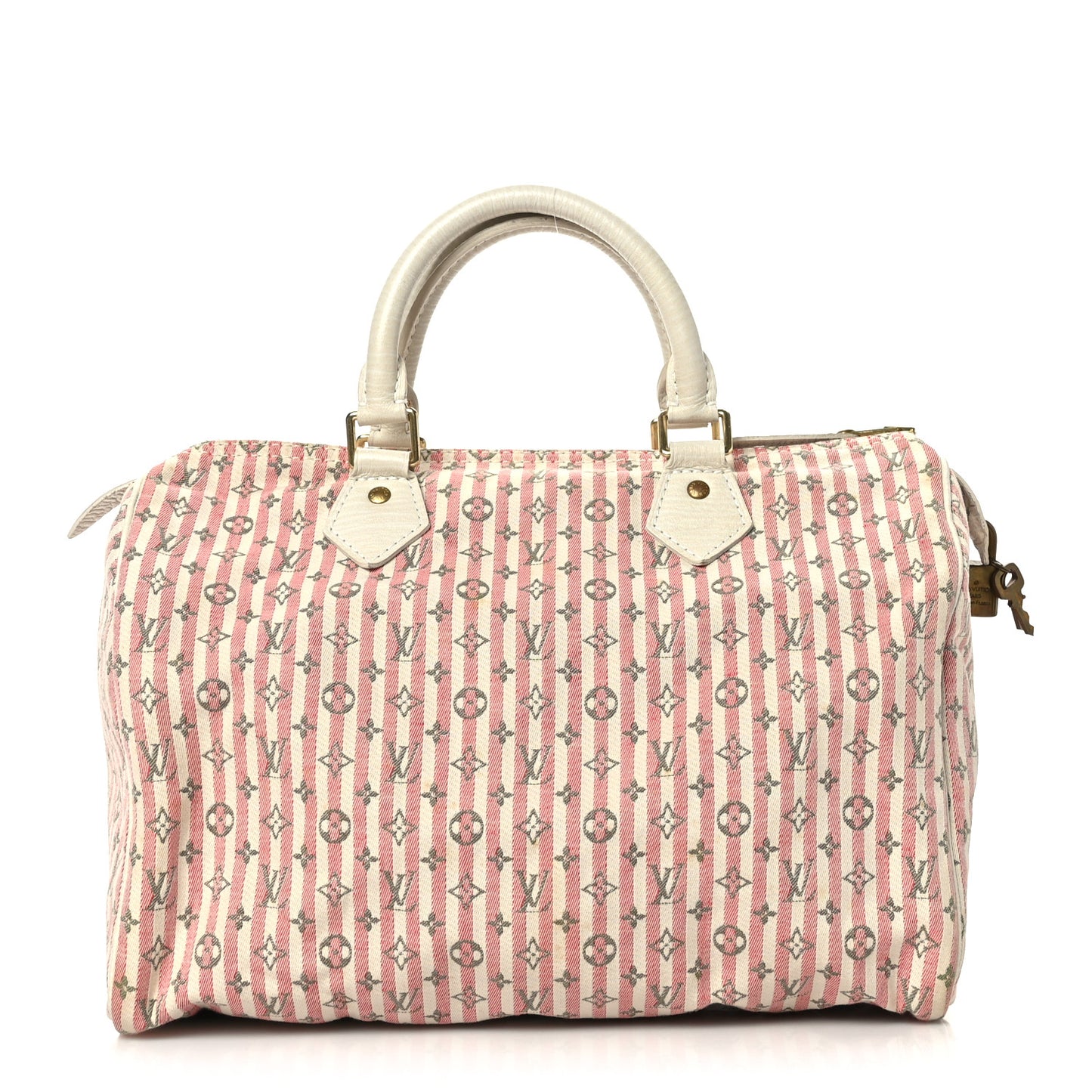 Mini Lin Croisette Speedy 30 Rouge