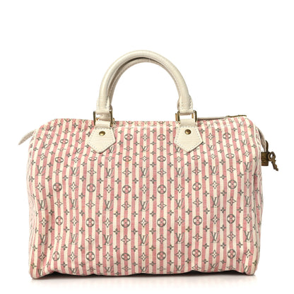 Louis Vuitton Mini Lin Croisette Speedy 30 Rouge 1 of 10