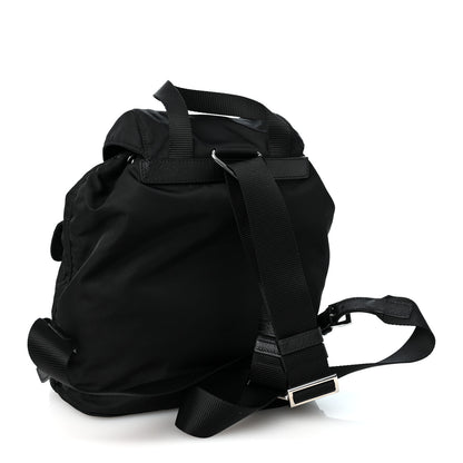 Prada Re-Nylon Vela Saffiano Small Backpack Black 2 of 9