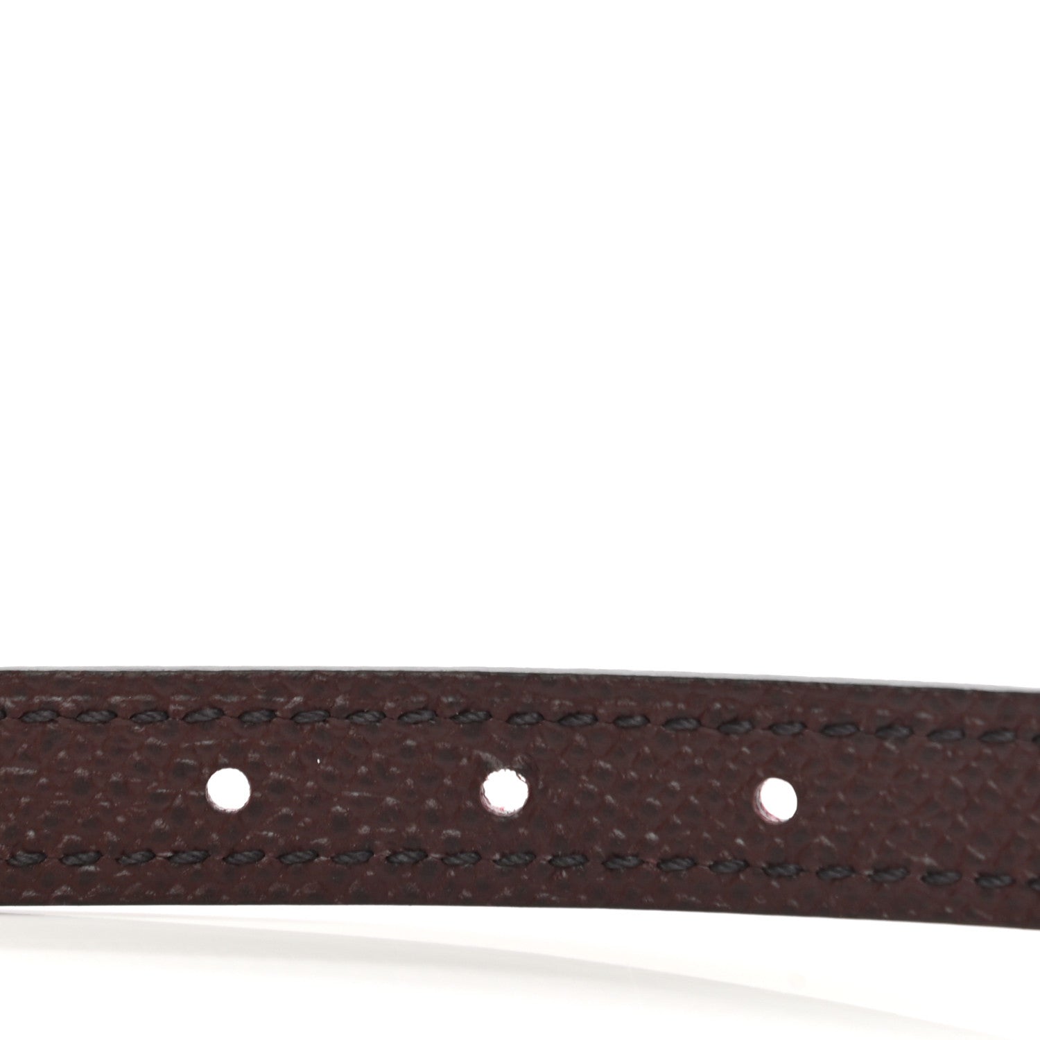 Hermes Epsom Swift 13mm Focus Belt 85 34 Mauve Sylvestre Rouge Sellier 5 of 5