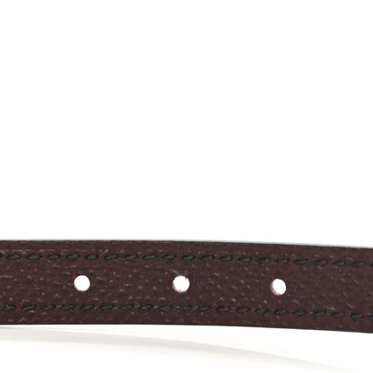 Hermes Epsom Swift 13mm Focus Belt 85 34 Mauve Sylvestre Rouge Sellier 5 of 5