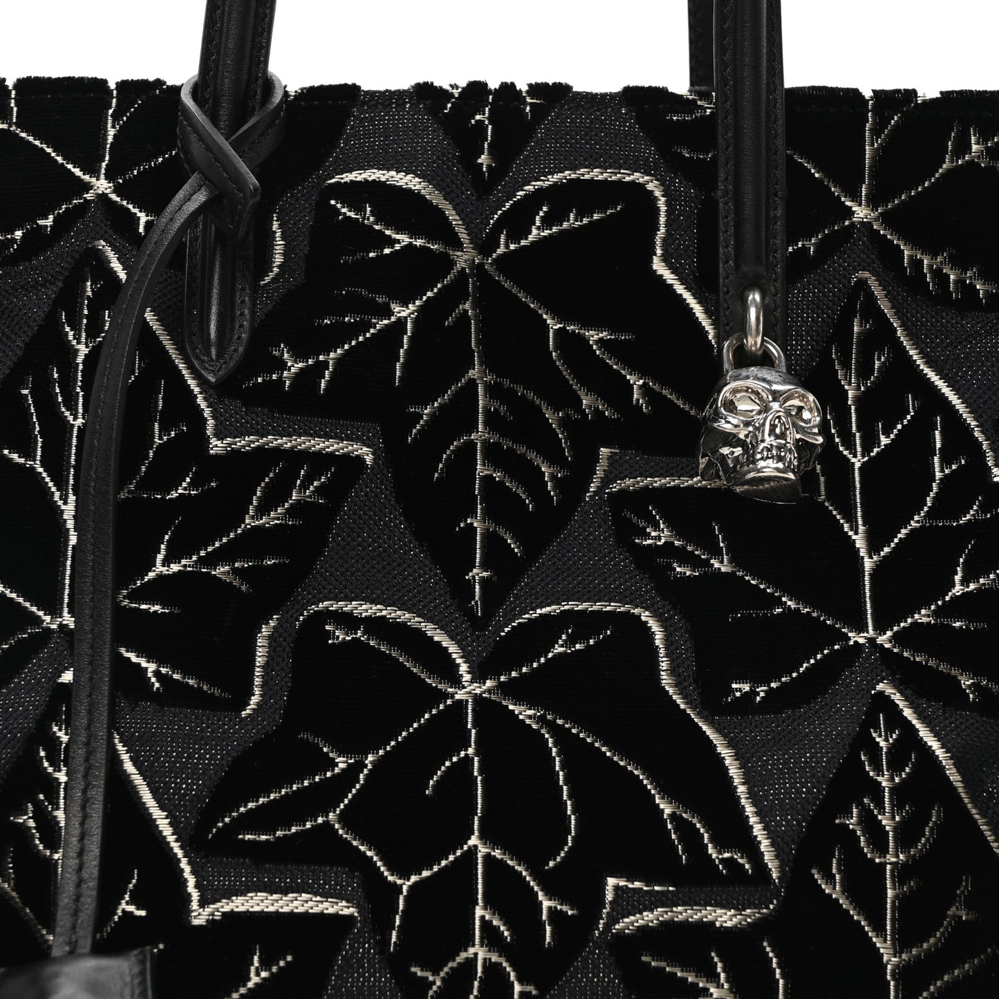 Velvet Shopper Tote Black
