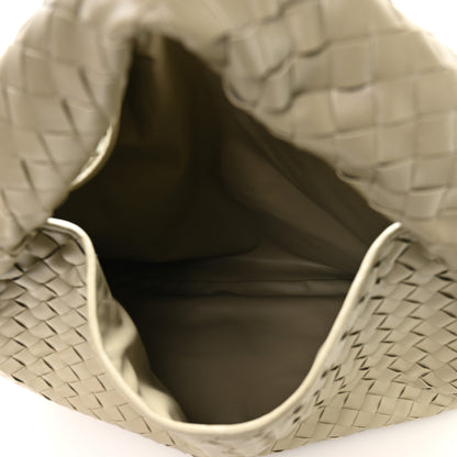 Bottega Veneta Calfskin Intrecciato Large Hop Travertine 4 of 9