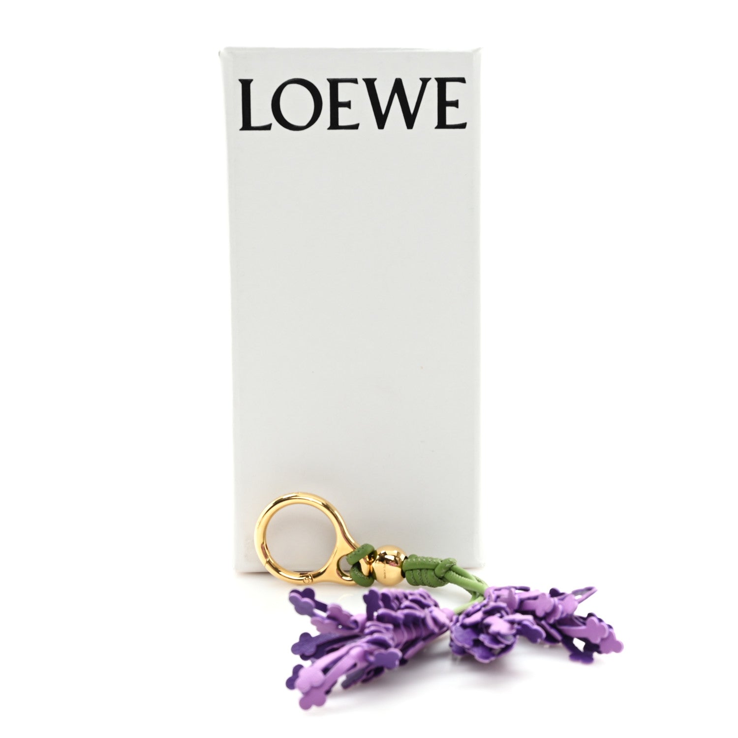Loewe Calfskin Lavender Bag Charm Lavender 5 of 5