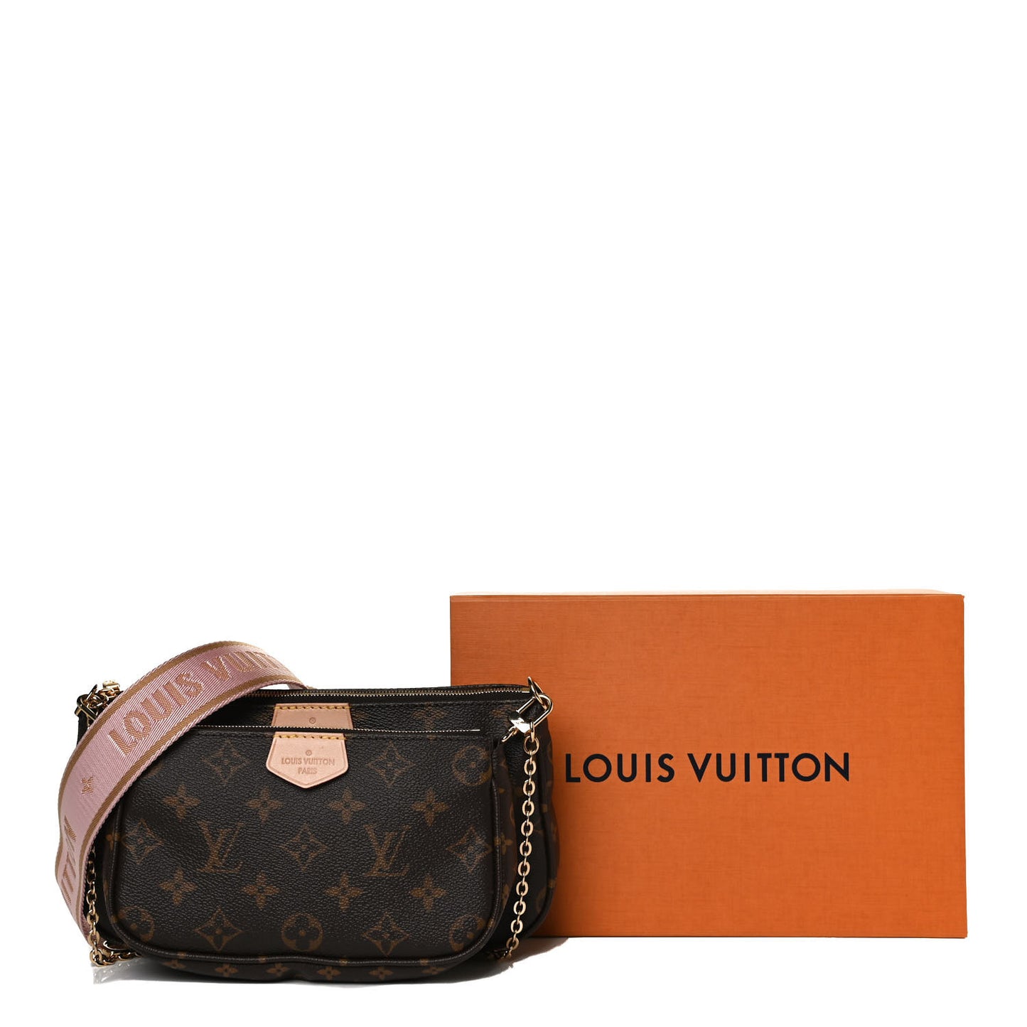 Monogram Multi Pochette Accessories Rose Clair